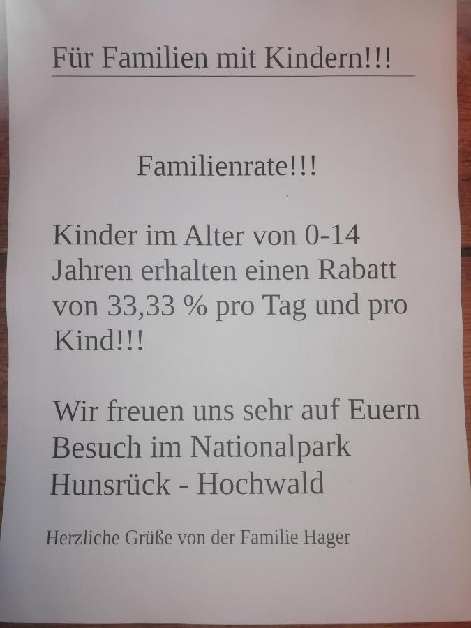 Вилла 4 Sterne Ferienhaus Ambiente Hager Allenbach Экстерьер фото